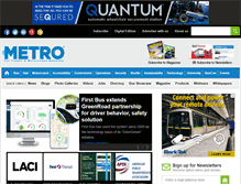 Tablet Screenshot of metro-magazine.com